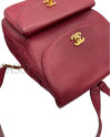 ZAINO CHANEL VINTAGE IN PELLE BORDEAUX