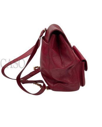 ZAINO CHANEL VINTAGE IN PELLE BORDEAUX