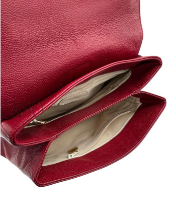 ZAINO CHANEL VINTAGE IN PELLE BORDEAUX