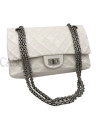 2.55 MEDIA IN PELLE BIANCA