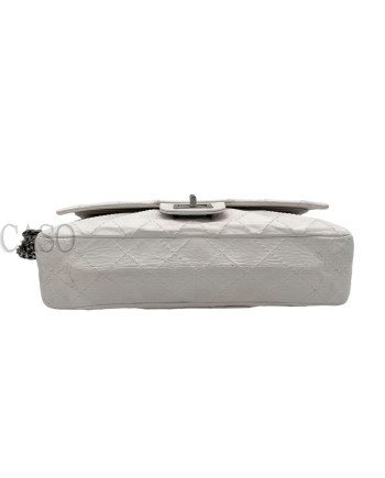 2.55 MEDIA IN PELLE BIANCA