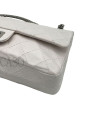 2.55 MEDIA IN PELLE BIANCA