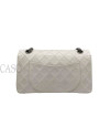 2.55 MEDIA IN PELLE BIANCA