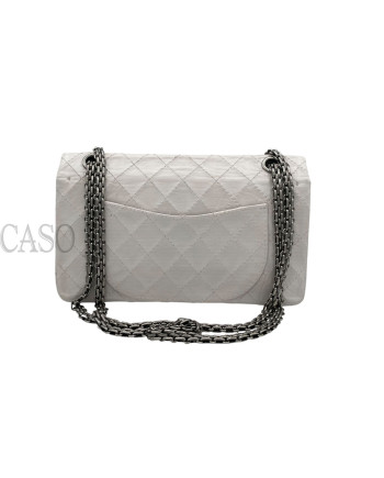 2.55 MEDIA IN PELLE BIANCA