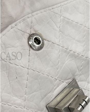 2.55 MEDIA IN PELLE BIANCA