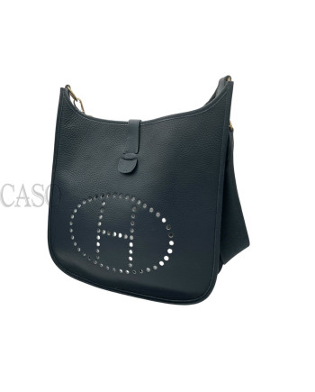 HERMES EVELYNE I GM IN PELLE BLU