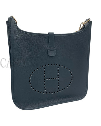 HERMES EVELYNE I GM IN PELLE BLU