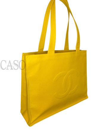 CHANEL MAXI TOTE CAVIAR GIALLO