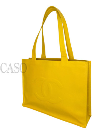 CHANEL MAXI TOTE CAVIAR GIALLO