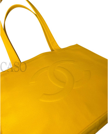 CHANEL MAXI TOTE CAVIAR GIALLO