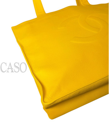 CHANEL MAXI TOTE CAVIAR GIALLO