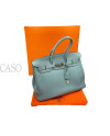 BIRKIN 35 COLOR AZZURRO
