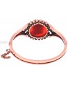 ANTIQUE BRACELET WITH A CORAL CAMEO ON A CORNIOLA BACK SET IN GOLD