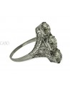 OLD MINE CUT DIAMOND RING