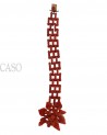 RED CORAL VINTAGE BRACELET SET IN YELLOW GOLD