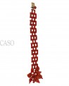 RED CORAL VINTAGE BRACELET SET IN YELLOW GOLD