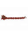 RED CORAL VINTAGE BRACELET SET IN YELLOW GOLD