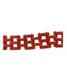 RED CORAL VINTAGE BRACELET SET IN YELLOW GOLD