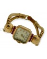 OROLOGIO GIOIELLO IN ORO CON RUBINI UNIVERSAL WATCH