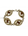 BRACCIALE VINTAGE IN ORO CON TOPAZI