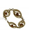 BRACCIALE VINTAGE IN ORO CON TOPAZI