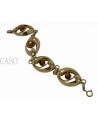 BRACCIALE VINTAGE IN ORO CON TOPAZI