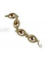 BRACCIALE VINTAGE IN ORO CON TOPAZI
