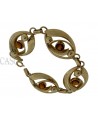 BRACCIALE VINTAGE IN ORO CON TOPAZI