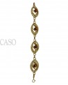 BRACCIALE VINTAGE IN ORO CON TOPAZI