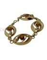 BRACCIALE VINTAGE IN ORO CON TOPAZI