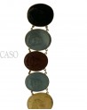 ANTICO BRACCIALE CON CAMMEI DI PIETRA LAVICA