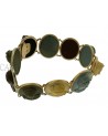 ANTICO BRACCIALE CON CAMMEI DI PIETRA LAVICA