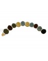 ANTICO BRACCIALE CON CAMMEI DI PIETRA LAVICA
