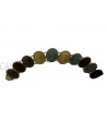 ANTICO BRACCIALE CON CAMMEI DI PIETRA LAVICA