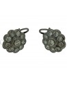 VINTAGE TOPPA EARRINGS WHITE GOLD AND DIAMONDS