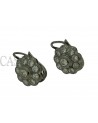 VINTAGE TOPPA EARRINGS WHITE GOLD AND DIAMONDS
