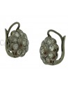 VINTAGE TOPPA EARRINGS WHITE GOLD AND DIAMONDS