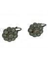 VINTAGE TOPPA EARRINGS WHITE GOLD AND DIAMONDS