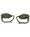 VINTAGE TOPPA EARRINGS WHITE GOLD AND DIAMONDS