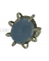 WHITE GOLD BLU CHALCEDONY RING