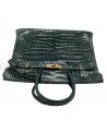 BIRKIN IN COCCODRILLO POROSUS VERT FONCE