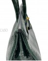 BIRKIN IN COCCODRILLO POROSUS VERT FONCE