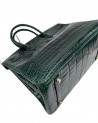 BIRKIN IN COCCODRILLO POROSUS VERT FONCE