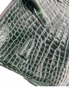 BIRKIN IN COCCODRILLO POROSUS VERT FONCE