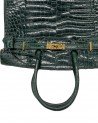 BIRKIN IN COCCODRILLO POROSUS VERT FONCE
