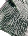 BIRKIN IN COCCODRILLO POROSUS VERT FONCE